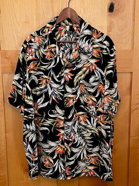 VTG Men's GEORGE Hawaiian short sleeve shirt, button down